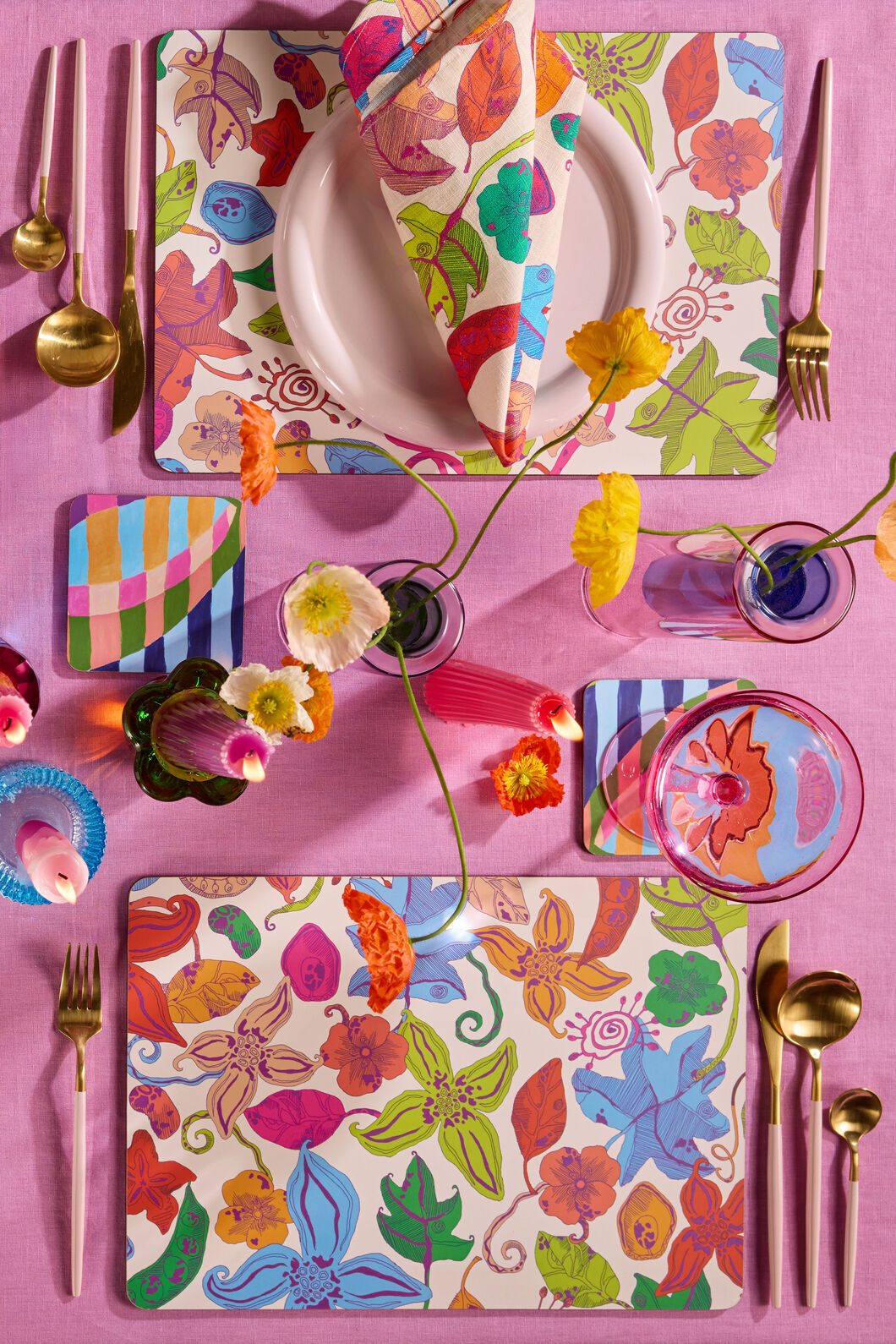 Gorman - Pop Botanical Placemat Set 4 - print