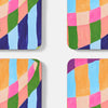 Pop Botanical Coaster Set 4