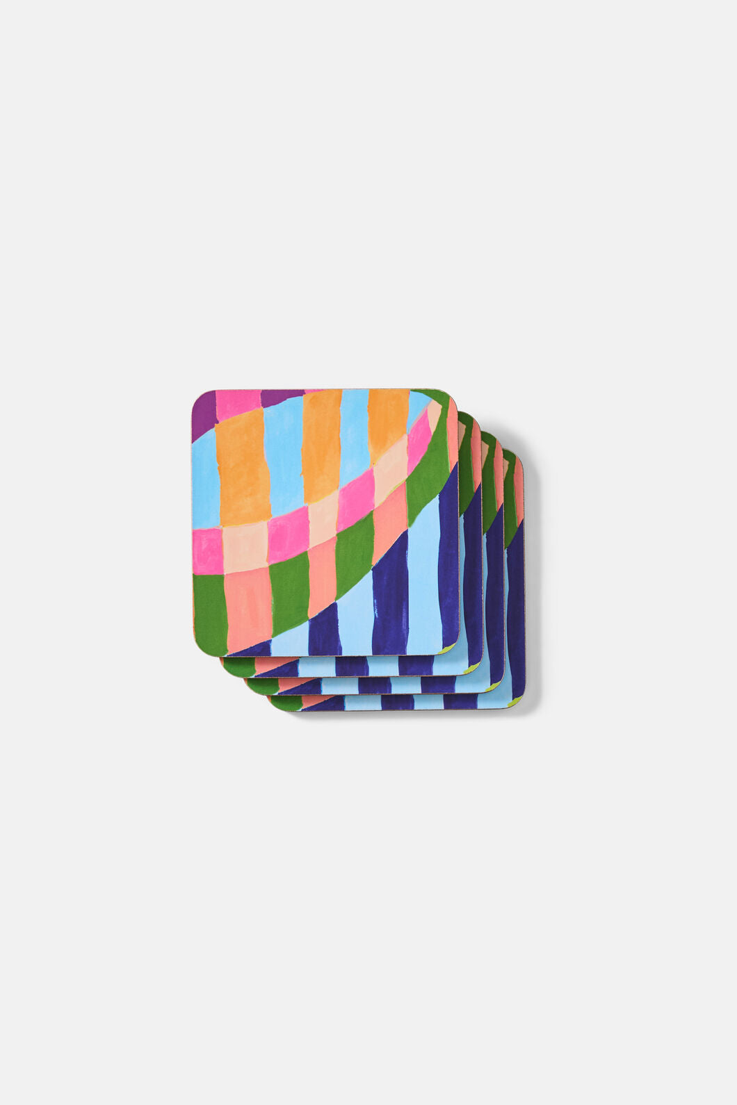 Gorman - Pop Botanical Coaster Set 4 - print