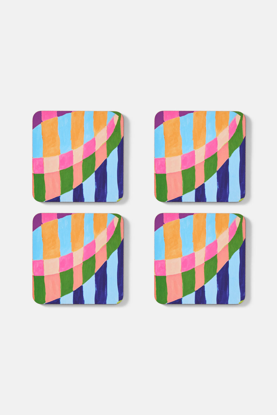 Gorman - Pop Botanical Coaster Set 4 - print