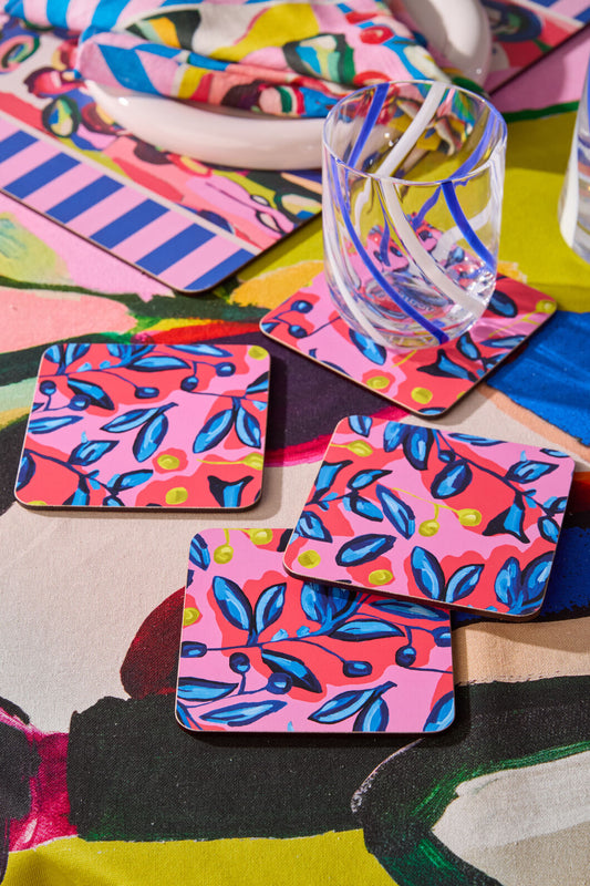 Gorman - Summer Vibes Coaster Set 4 - print