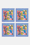 Gorman - Summer Vibes Napkin Set 4 - print