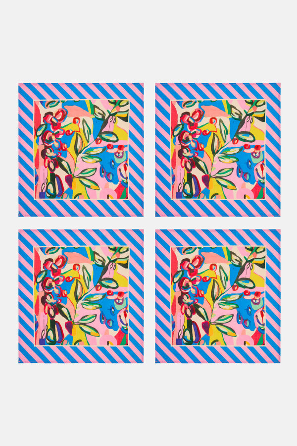 Gorman - Summer Vibes Napkin Set 4 - print
