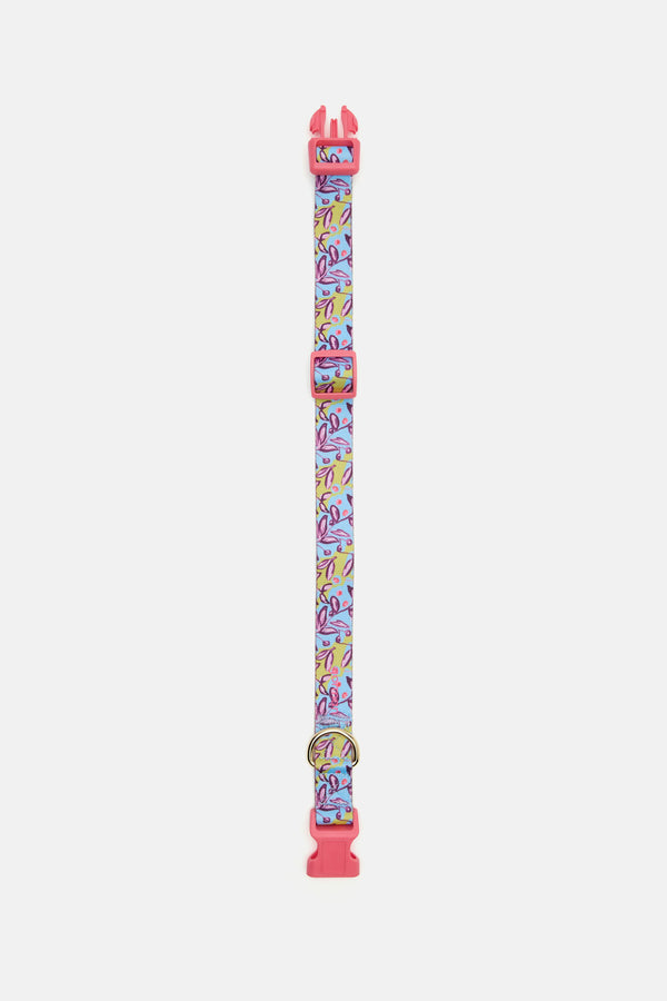 Gorman - Blueberries Pet Collar Lge - print