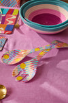 Gorman - Vivid Eclipse Salad Servers - print