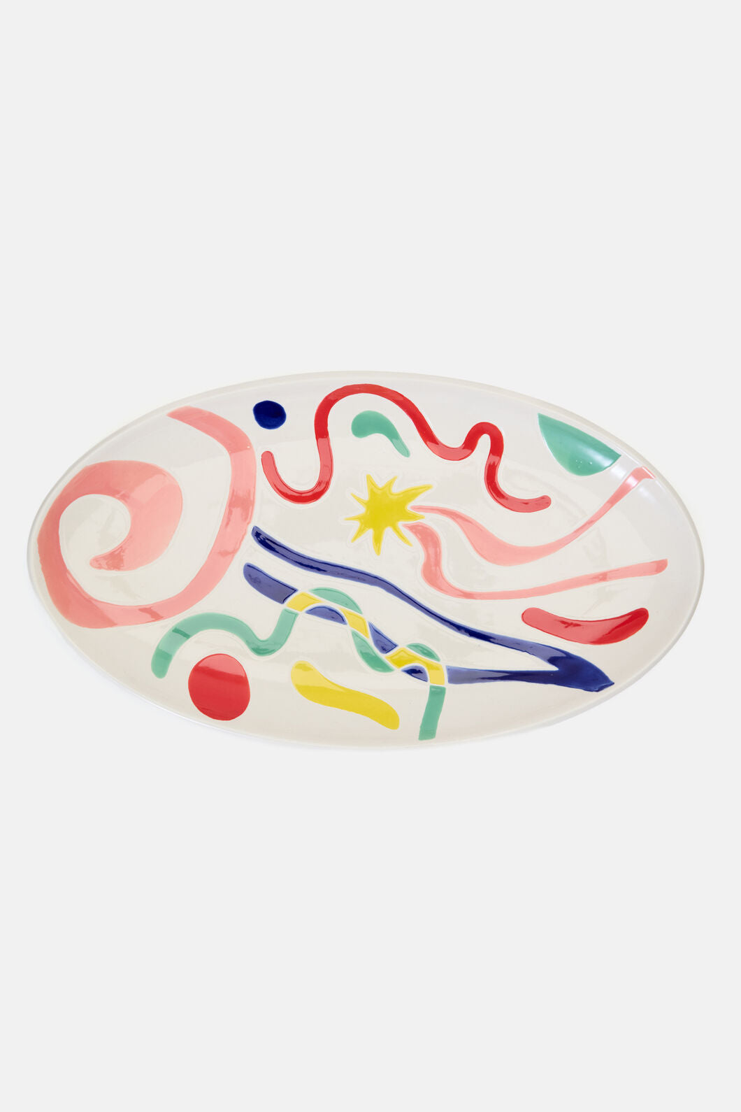 Gorman - Joyburst Ceramic Oval Platter - print