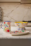 Gorman - Joyburst Ceramic Footed Bowl - print