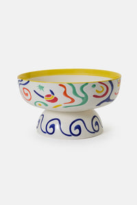 Gorman - Joyburst Ceramic Footed Bowl - print