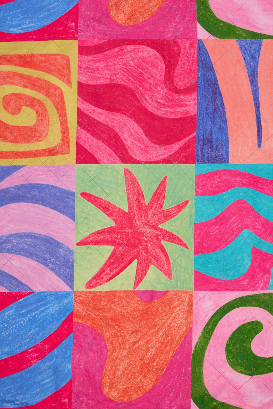 Gorman - Meta Shapes Picnic Rug - print