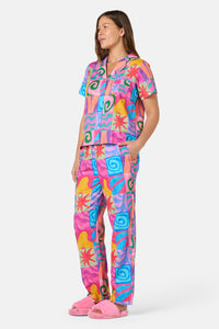 Gorman - Meta Shapes PJ Pant Set - print
