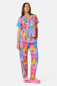 Gorman - Meta Shapes PJ Pant Set - print
