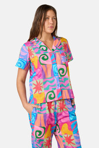 Gorman - Meta Shapes PJ Pant Set - print