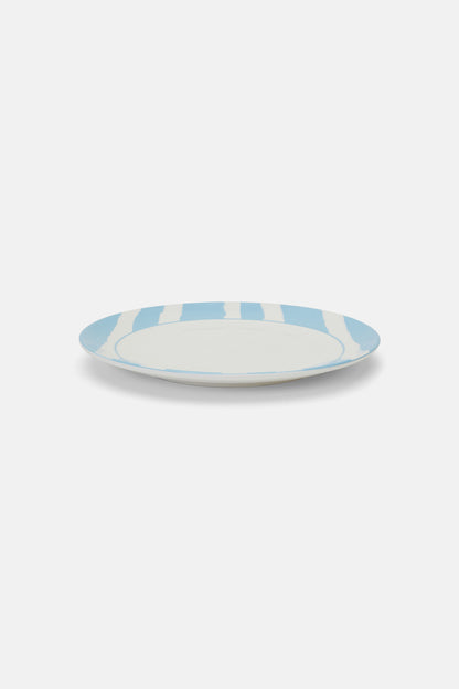 Gorman - Stripe Blue Plate Lge - blue