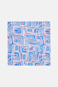 Gorman - Sapphire Napkin Set 4 - print