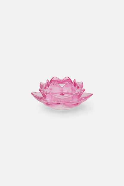Gorman - Lotus Glass Votive - pink