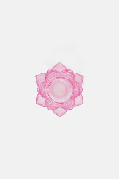 Gorman - Lotus Glass Votive - pink