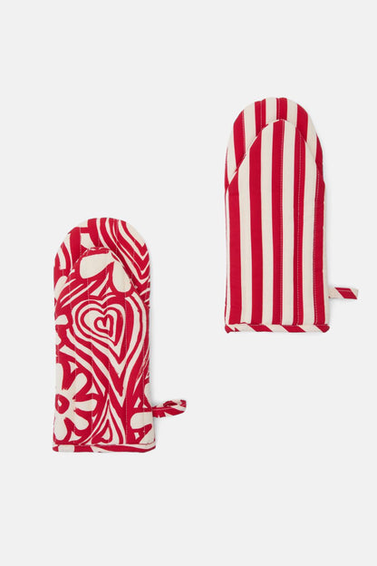 Gorman - Flower Power Mitt Set 2 - print