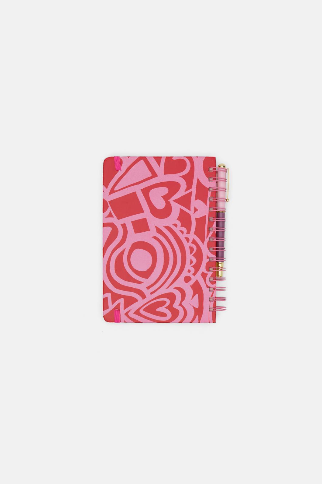 Hearts Notebook And Pen