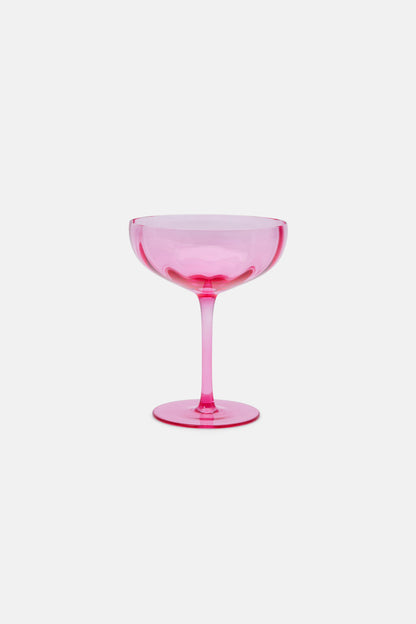 Gorman - Berry Martini Glass S/2 - pink