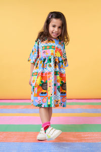 Gorman - Check Mate Kids Dress - multi