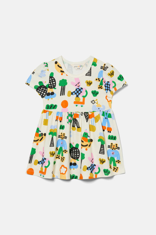 Gorman - Cool Friends Baby Dress - cream