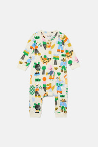 Gorman - Cool Friends Baby Onesie - cream