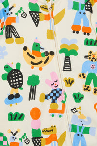 Gorman - Cool Friends Baby Onesie - cream