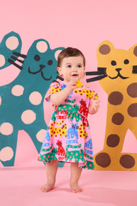 Gorman - Wiskers Baby Dress - pink
