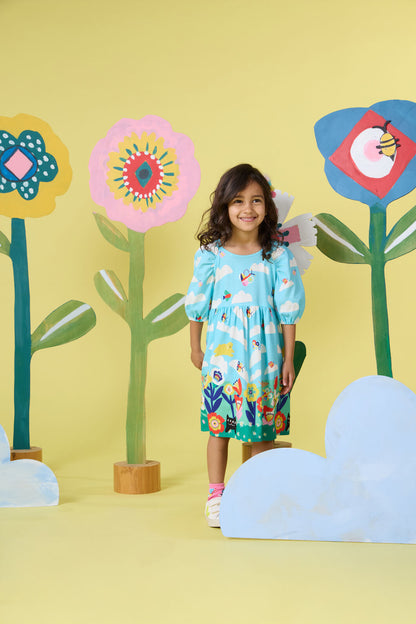 Gorman - Hidden Hills Kids Dress - blue