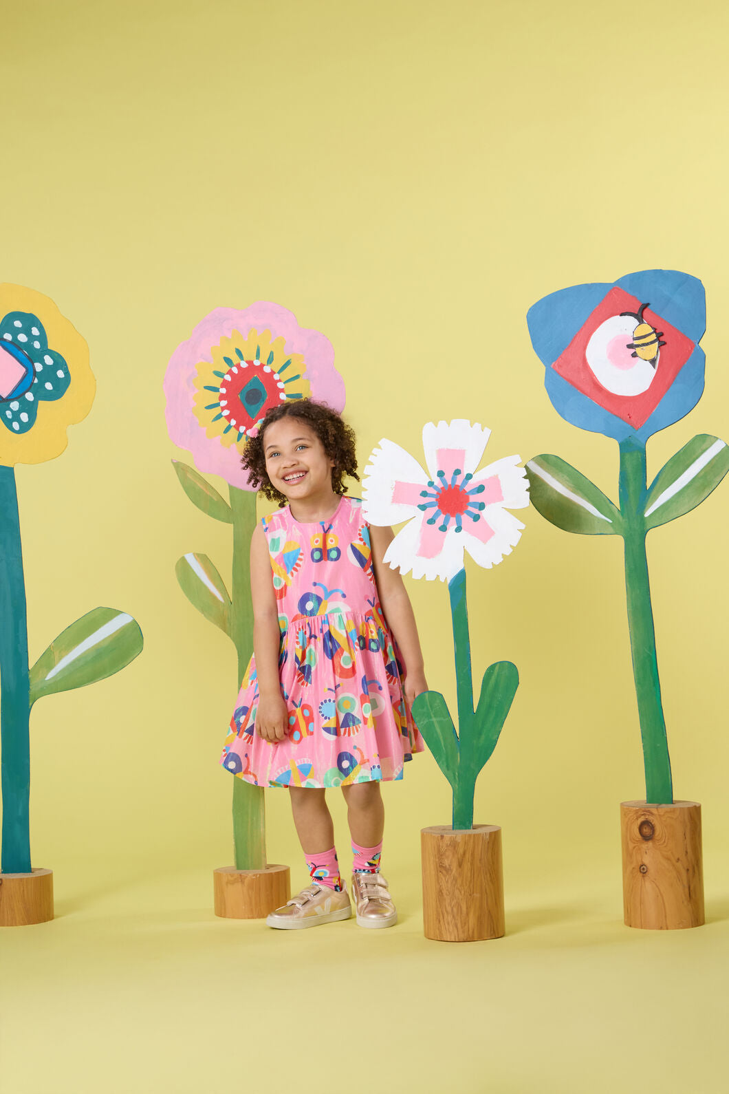 Gorman - Butterfly Kids Tulip Dress - pink