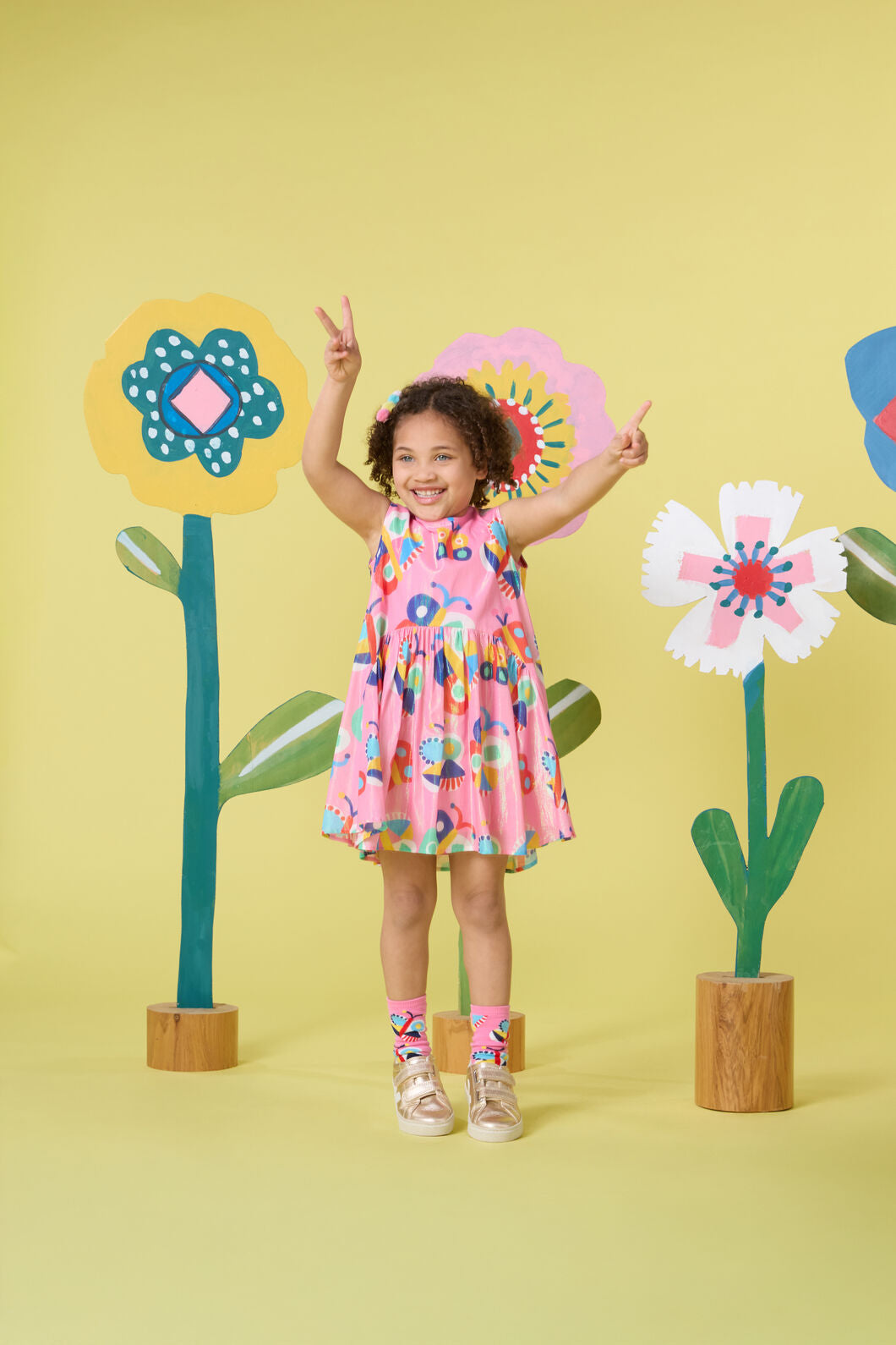 Gorman - Butterfly Kids Tulip Dress - pink