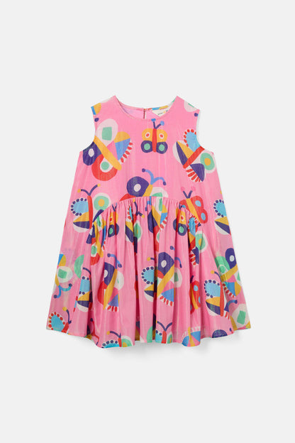 Gorman - Butterfly Kids Tulip Dress - pink