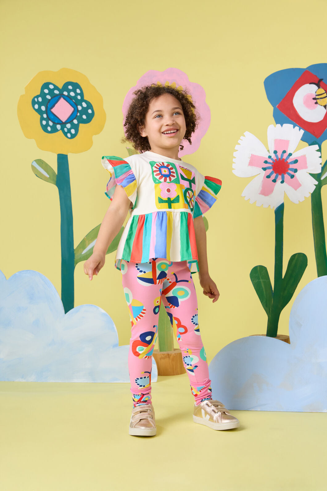 Gorman - Butterfly Kids Legging - pink