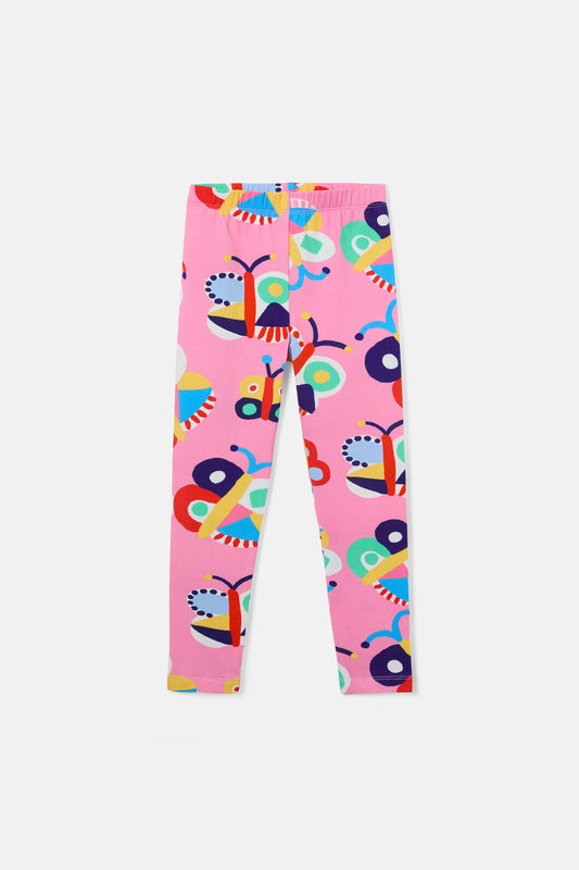Gorman - Butterfly Kids Legging - pink