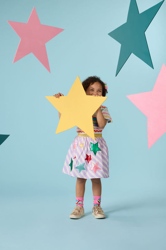 Gorman - Star Stripe Kids Skirt - multi