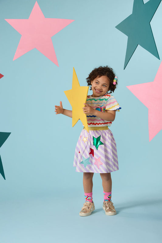 Gorman - Star Stripe Kids Skirt - multi