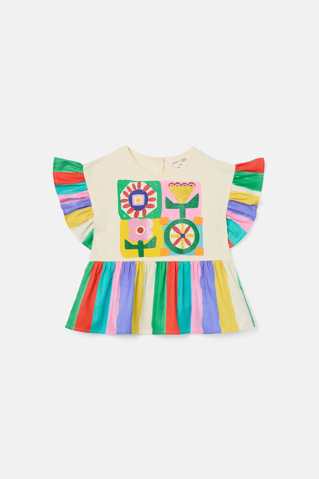 Gorman - Hideout Geo Kids Top - multi