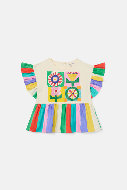 Gorman - Hideout Geo Kids Top - multi