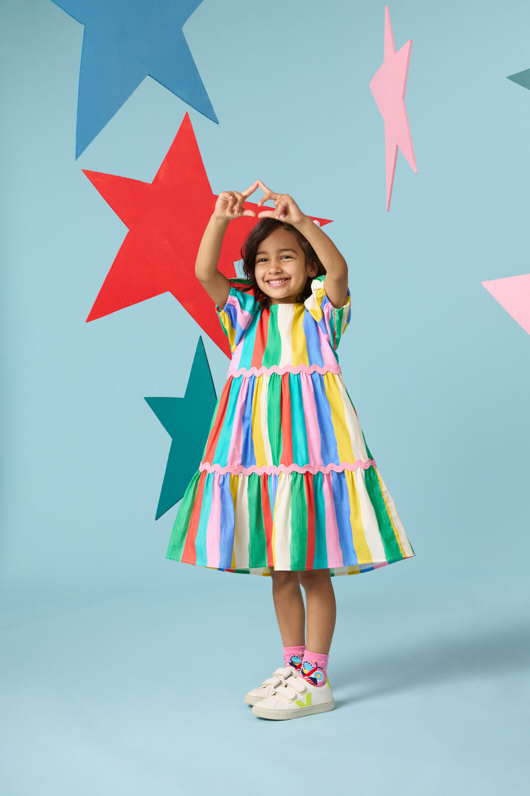 Gorman - Carnival Stripe Kids Dress - stripe