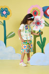 Gorman - Hideout Geo Kids Frill Shorts - multi