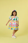 Gorman - Hideout Border Kids Dress - multi