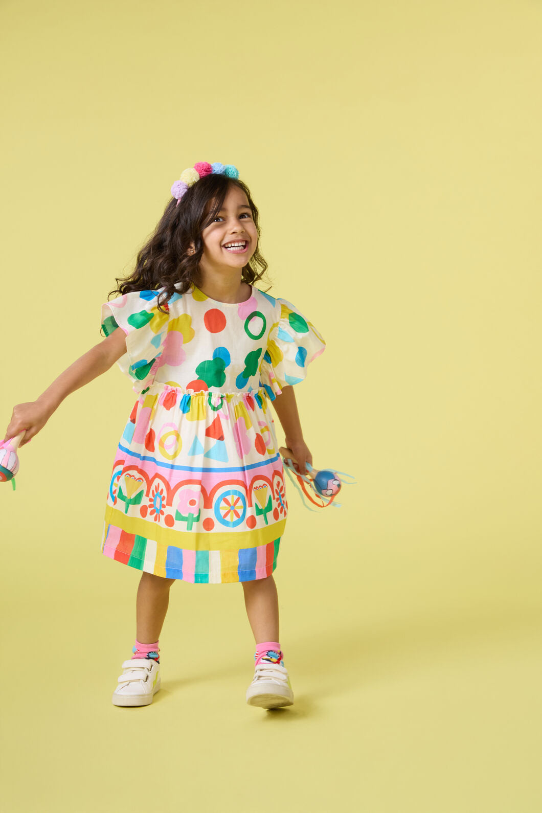 Gorman - Hideout Border Kids Dress - multi