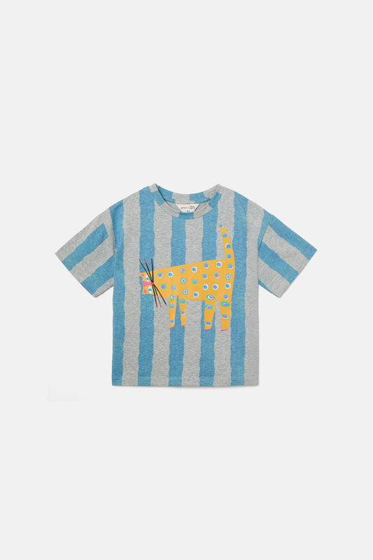 Gorman - Leopard Stripe Kids Ss Tee - multi