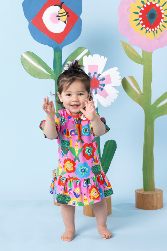 Gorman - Walkabout Baby Dress - pink