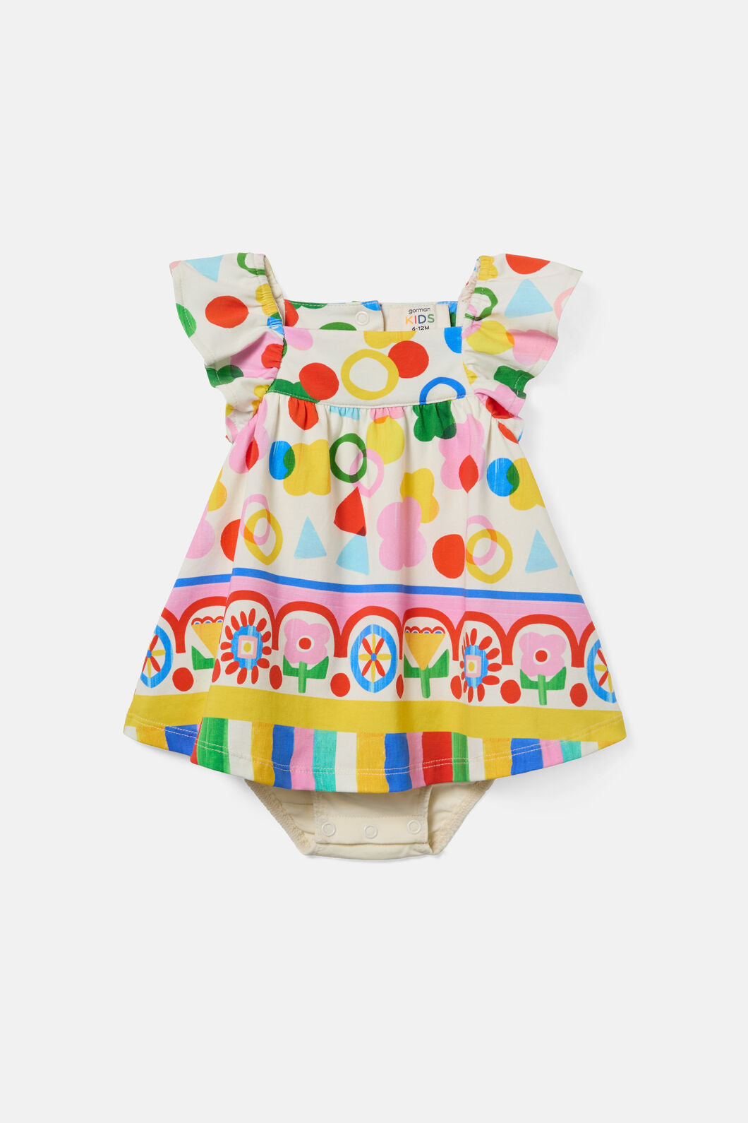Gorman - Hideout Border Baby Dress - multi