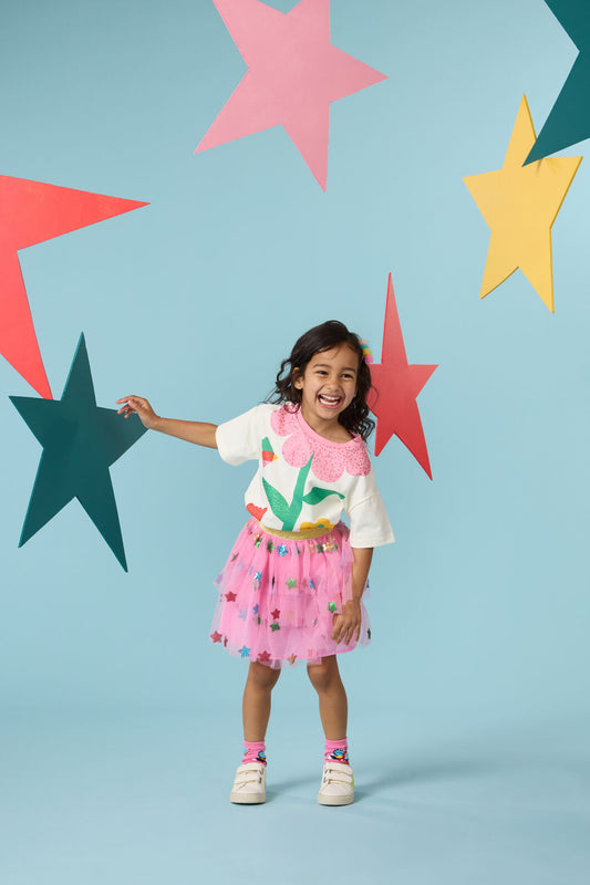 Gorman - Star Party Kids Skirt - pink