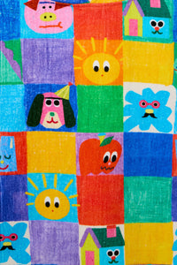 Gorman - Check Mate Kids Swim Poncho - multi