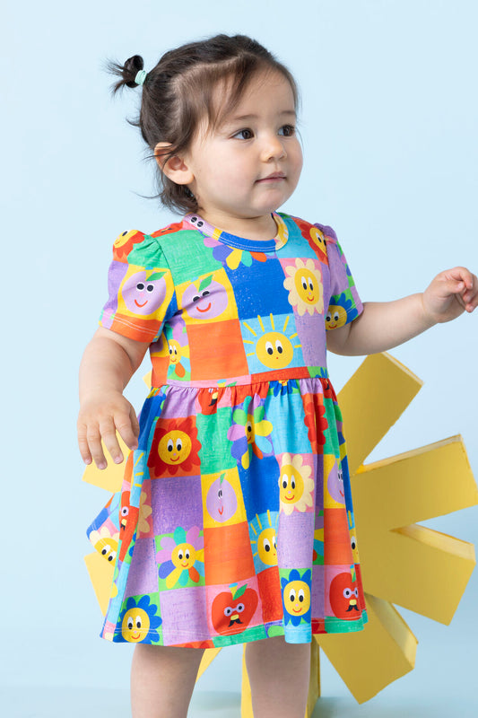 Gorman - Checkers Baby Dress - multi