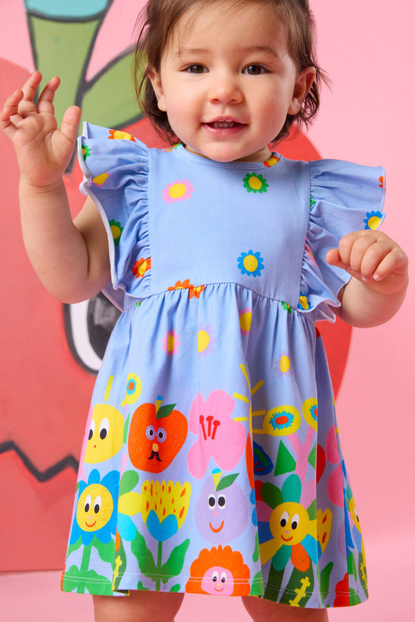 Gorman - Sunny Border Baby Dress - lilac