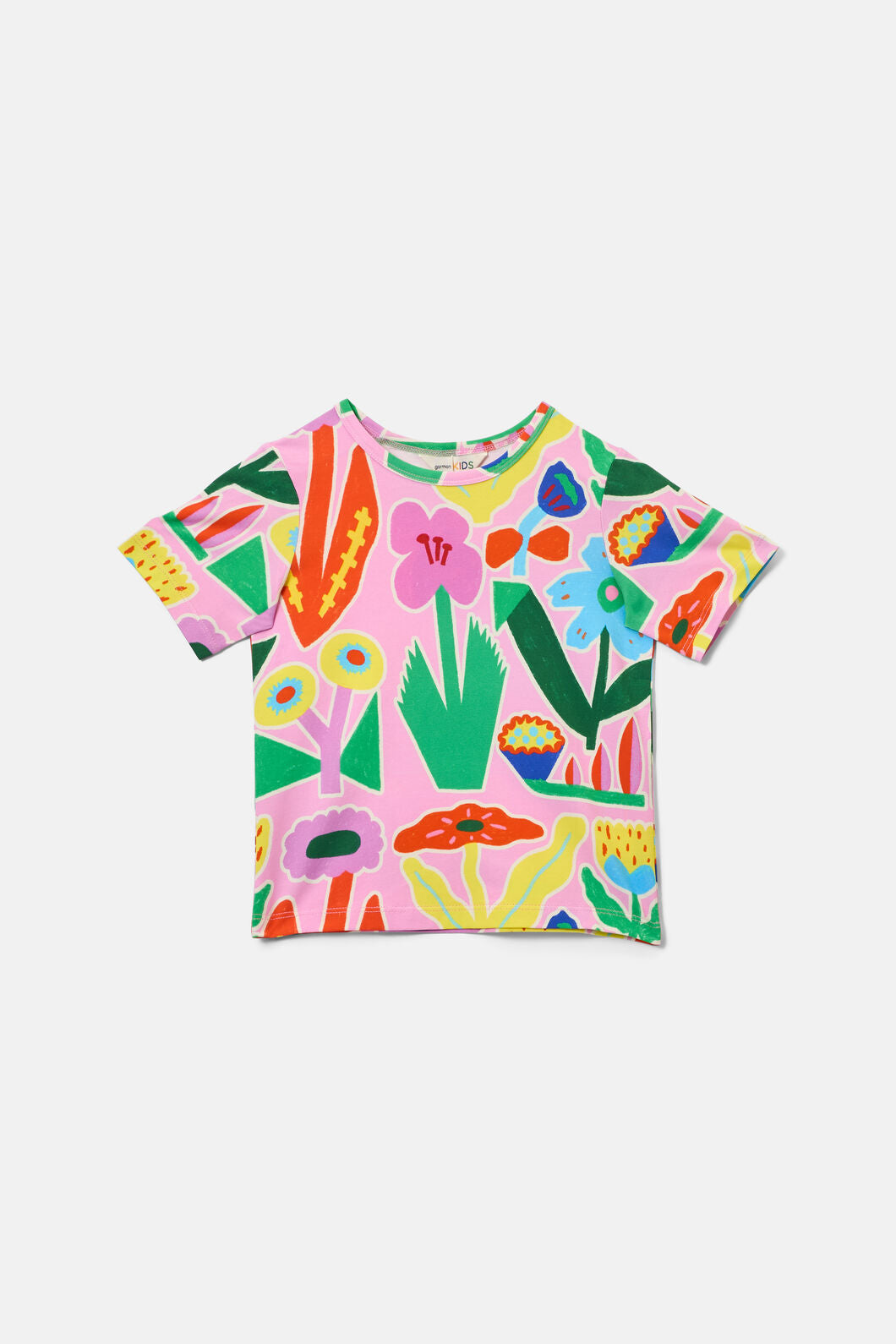 Gorman - Bold Floral Kids SS Tee - pink